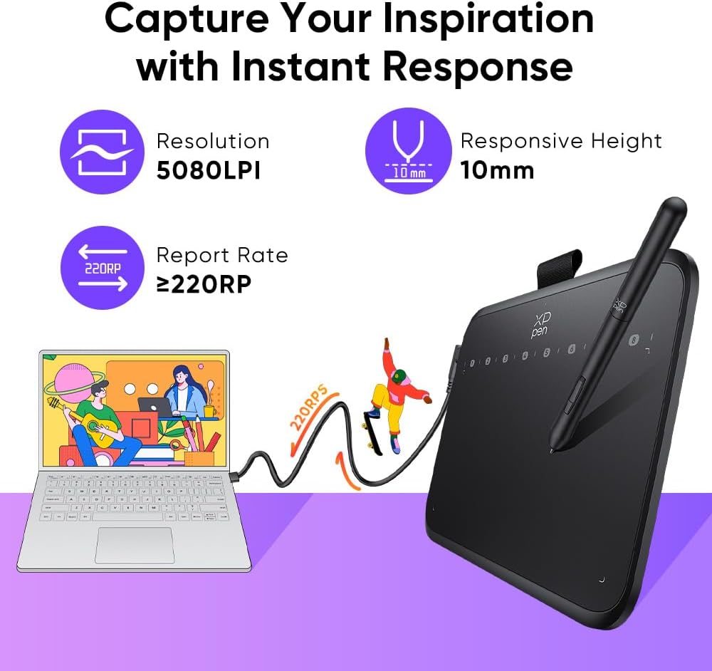 XP Pen Drawing Tablet Deco 640 Graphic Drawing Tablet XP Pen Drawing Tablet Deco 640 Graphic Drawing Tablet